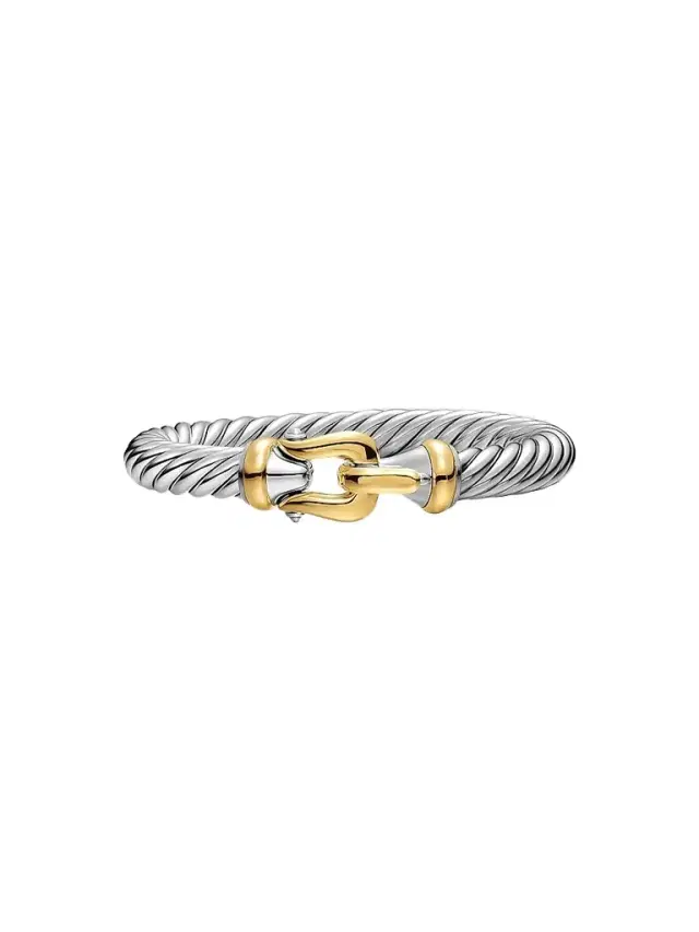 Women's Cable Flex Buckle Bracelet in Sterling Women's Cable Flex Buckle Bracelet in Sterling