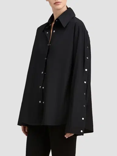 DEREK LAM 10 CROSBY Women's Carine Snap-Detail Cotton Poplin Shirt | Thumbnail 2 DEREK LAM 10 CROSBY Women's Carine Snap-Detail Cotton Poplin Shirt | Thumbnail 2