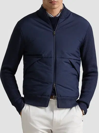 Polo Ralph Lauren Men's Performance Hybrid Full-Zip Sweater | Thumbnail 4 Polo Ralph Lauren Men's Performance Hybrid Full-Zip Sweater | Thumbnail 4
