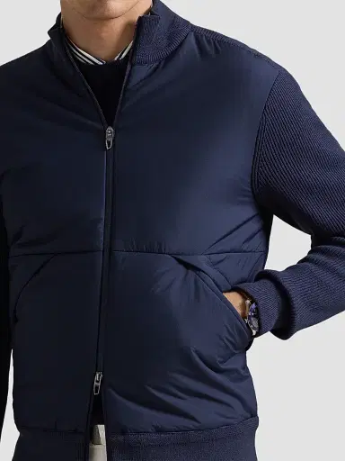 Polo Ralph Lauren Men's Performance Hybrid Full-Zip Sweater | Thumbnail 5 Polo Ralph Lauren Men's Performance Hybrid Full-Zip Sweater | Thumbnail 5