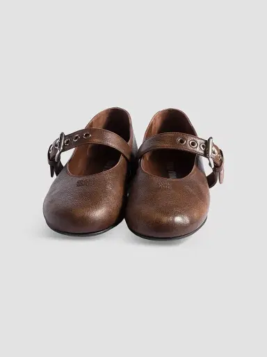 Miu Miu Women's Nappa Leather Ballerinas | Thumbnail 2 Miu Miu Women's Nappa Leather Ballerinas | Thumbnail 2