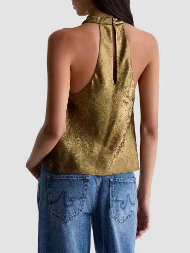 AG Jeans Women's Kacey Drapeneck Sleeveless Top | Thumbnail 3 AG Jeans Women's Kacey Drapeneck Sleeveless Top | Thumbnail 3