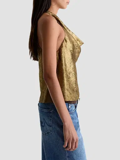 AG Jeans Women's Kacey Drapeneck Sleeveless Top | Thumbnail 6 AG Jeans Women's Kacey Drapeneck Sleeveless Top | Thumbnail 6