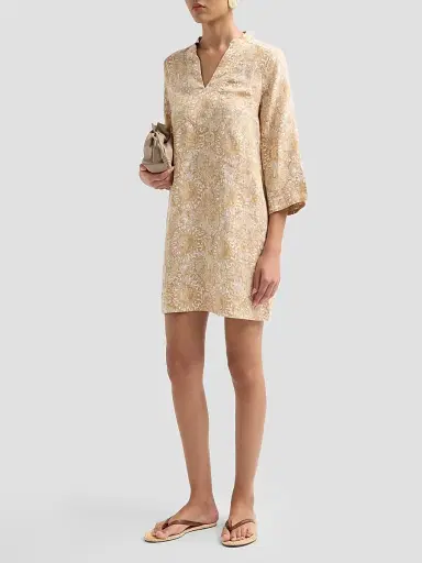 Lilly Pulitzer Women's Annadetta Linen Tunic Dress | Thumbnail 4 Lilly Pulitzer Women's Annadetta Linen Tunic Dress | Thumbnail 4