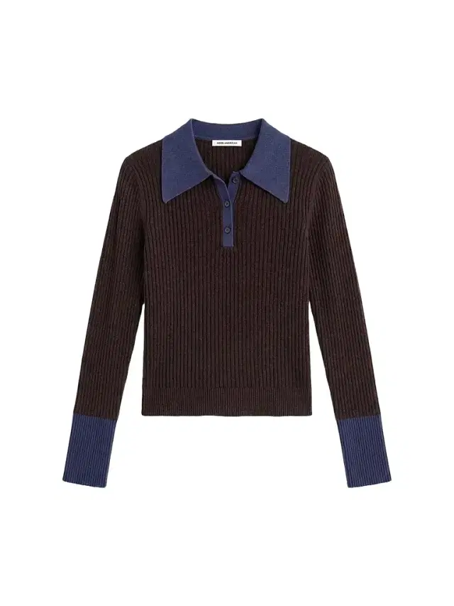 Women's Rib-Knit Merino Wool Polo Sweater Women's Rib-Knit Merino Wool Polo Sweater