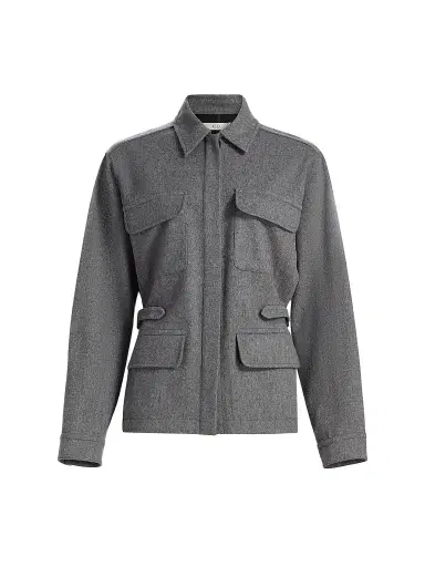 Co Women's Workwear Wool-Cashmere Shirt Jacket | Thumbnail 1 Co Women's Workwear Wool-Cashmere Shirt Jacket | Thumbnail 1