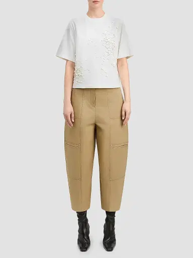 DEREK LAM 10 CROSBY Women's Luke Paillette Heavyweight Jersey T-Shirt | Thumbnail 2 DEREK LAM 10 CROSBY Women's Luke Paillette Heavyweight Jersey T-Shirt | Thumbnail 2