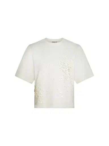 DEREK LAM 10 CROSBY Women's Luke Paillette Heavyweight Jersey T-Shirt | Thumbnail 1 DEREK LAM 10 CROSBY Women's Luke Paillette Heavyweight Jersey T-Shirt | Thumbnail 1