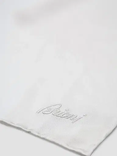Brioni Men's Hand Rolled Pocket Square | Thumbnail 2 Brioni Men's Hand Rolled Pocket Square | Thumbnail 2