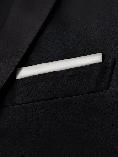 Brioni Men's Hand Rolled Pocket Square | Thumbnail 4 Brioni Men's Hand Rolled Pocket Square | Thumbnail 4