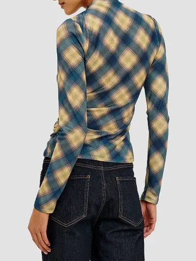 RAILS Women's Joelle Draped Plaid Top | Thumbnail 3 RAILS Women's Joelle Draped Plaid Top | Thumbnail 3