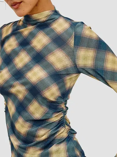 RAILS Women's Joelle Draped Plaid Top | Thumbnail 5 RAILS Women's Joelle Draped Plaid Top | Thumbnail 5