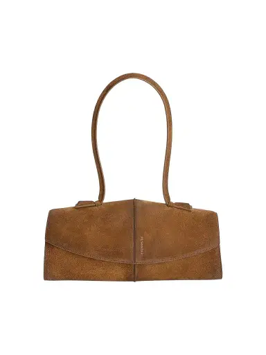 Jil Sander Women's Linea Suede Shoulder Bag | Thumbnail 1 Jil Sander Women's Linea Suede Shoulder Bag | Thumbnail 1