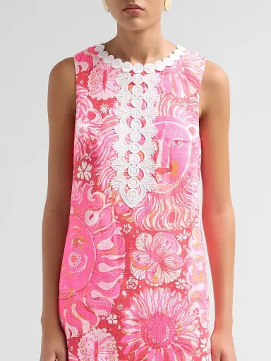 Lilly Pulitzer Women's Edita Stretch Shift Mini Dress | Thumbnail 5 Lilly Pulitzer Women's Edita Stretch Shift Mini Dress | Thumbnail 5