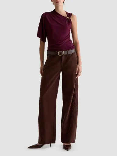 AG Jeans Women's Arya Asymmetric Knit Top | Thumbnail 2 AG Jeans Women's Arya Asymmetric Knit Top | Thumbnail 2