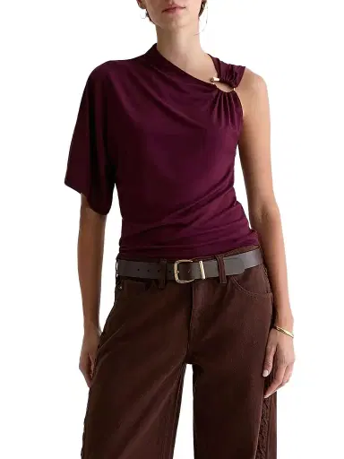 AG Jeans Women's Arya Asymmetric Knit Top | Thumbnail 1 AG Jeans Women's Arya Asymmetric Knit Top | Thumbnail 1