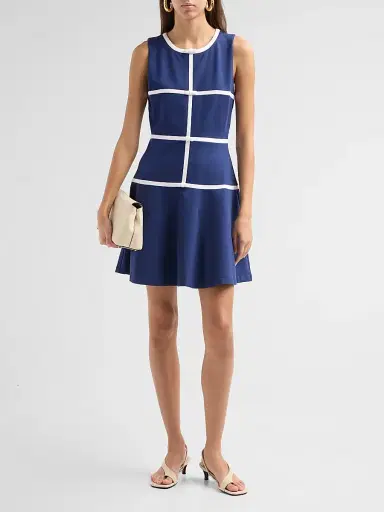 Lilly Pulitzer Women's Clancie Bow-Accented Mini Dress | Thumbnail 2 Lilly Pulitzer Women's Clancie Bow-Accented Mini Dress | Thumbnail 2