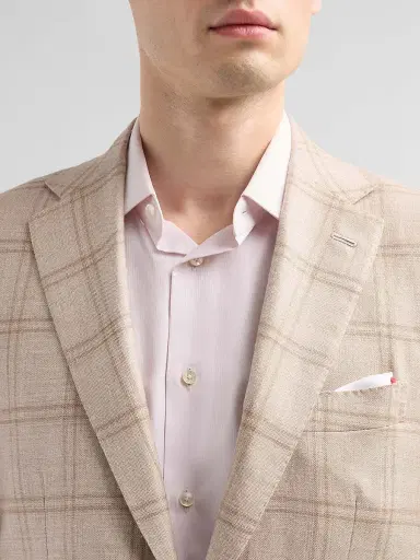 Kiton Men's Plaid Cashmere-Blend Jacket | Thumbnail 5 Kiton Men's Plaid Cashmere-Blend Jacket | Thumbnail 5