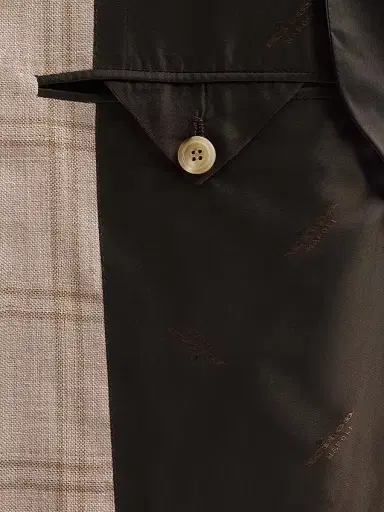 Kiton Men's Plaid Cashmere-Blend Jacket | Thumbnail 6 Kiton Men's Plaid Cashmere-Blend Jacket | Thumbnail 6