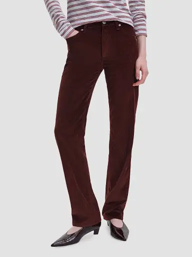 rag & bone Women's Harlow Corduroy High-Rise Slim-Leg Pants | Thumbnail 4 rag & bone Women's Harlow Corduroy High-Rise Slim-Leg Pants | Thumbnail 4