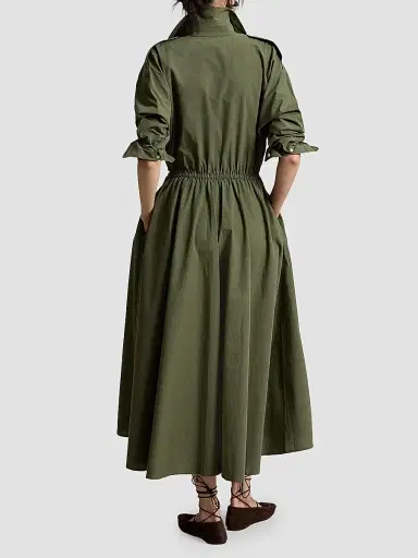 Polo Ralph Lauren Women's Cotton Canvas Utility Shirtdress | Thumbnail 3 Polo Ralph Lauren Women's Cotton Canvas Utility Shirtdress | Thumbnail 3
