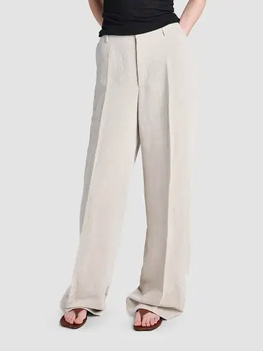 JW Anderson Women's Tailored Linen-Blend Trousers | Thumbnail 2 JW Anderson Women's Tailored Linen-Blend Trousers | Thumbnail 2