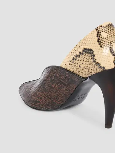 Isabel Marant Women's Luza 90MM Colorblocked Snakeskin-Embossed Leather Pumps | Thumbnail 8 Isabel Marant Women's Luza 90MM Colorblocked Snakeskin-Embossed Leather Pumps | Thumbnail 8