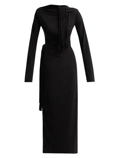 Altuzarra Women's Garland Fringe Draped Maxi Dress | Thumbnail 1 Altuzarra Women's Garland Fringe Draped Maxi Dress | Thumbnail 1