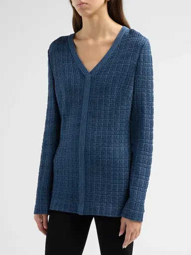Misook Women's Tweed-Knit Tunic | Thumbnail 4 Misook Women's Tweed-Knit Tunic | Thumbnail 4