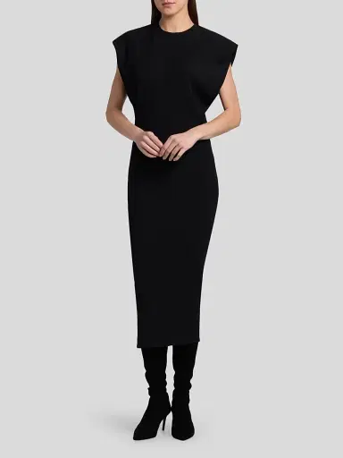 Co Women's Relaxed Body-Con Midi Dress | Thumbnail 2 Co Women's Relaxed Body-Con Midi Dress | Thumbnail 2
