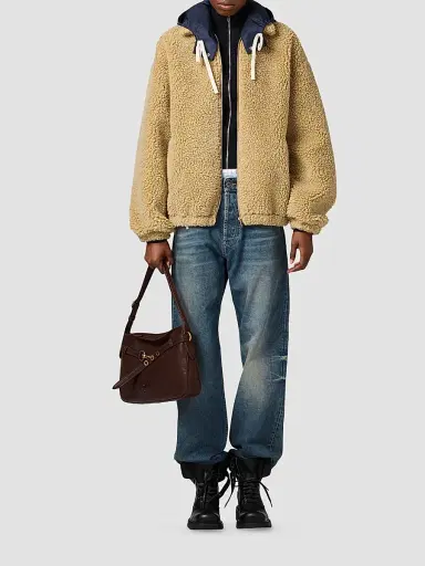 Miu Miu Women's Fleece Blouson Jacket | Thumbnail 2 Miu Miu Women's Fleece Blouson Jacket | Thumbnail 2