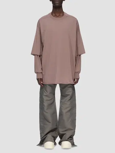 DRKSHDW by Rick Owens Men's Pusher Snap-Side Wide-Leg Track Pants | Thumbnail 2 DRKSHDW by Rick Owens Men's Pusher Snap-Side Wide-Leg Track Pants | Thumbnail 2