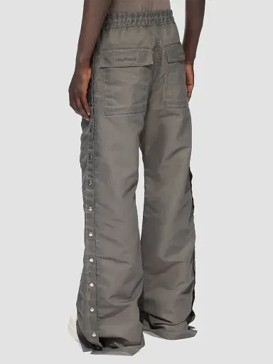 DRKSHDW by Rick Owens Men's Pusher Snap-Side Wide-Leg Track Pants | Thumbnail 3 DRKSHDW by Rick Owens Men's Pusher Snap-Side Wide-Leg Track Pants | Thumbnail 3