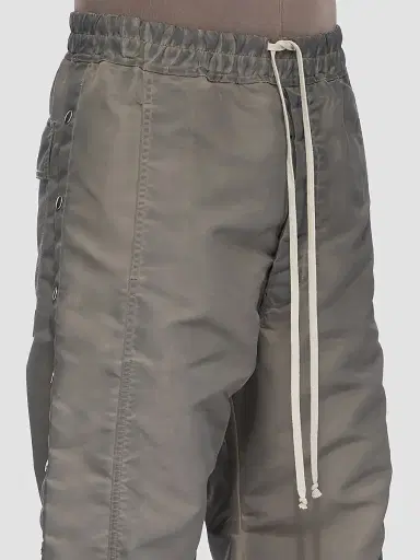DRKSHDW by Rick Owens Men's Pusher Snap-Side Wide-Leg Track Pants | Thumbnail 5 DRKSHDW by Rick Owens Men's Pusher Snap-Side Wide-Leg Track Pants | Thumbnail 5