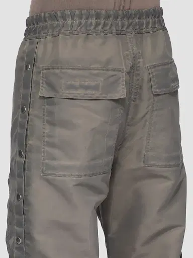 DRKSHDW by Rick Owens Men's Pusher Snap-Side Wide-Leg Track Pants | Thumbnail 6 DRKSHDW by Rick Owens Men's Pusher Snap-Side Wide-Leg Track Pants | Thumbnail 6