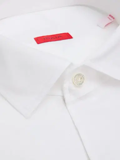 Isaia Men's Stretch Jersey Double Pocket Shirt | Thumbnail 2 Isaia Men's Stretch Jersey Double Pocket Shirt | Thumbnail 2