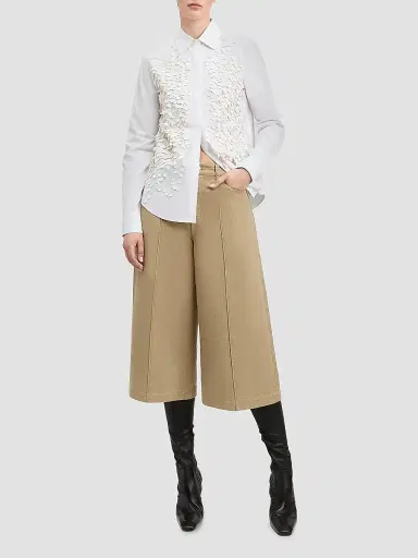 DEREK LAM 10 CROSBY Women's Kehlani Sequin-Embellished Cotton Poplin Shirt | Thumbnail 2 DEREK LAM 10 CROSBY Women's Kehlani Sequin-Embellished Cotton Poplin Shirt | Thumbnail 2
