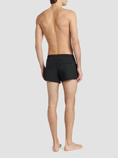 Tom Ford Men's Light Poplin Solid Swim Shorts | Thumbnail 3 Tom Ford Men's Light Poplin Solid Swim Shorts | Thumbnail 3