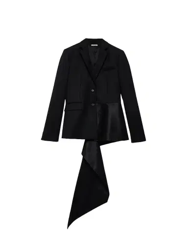 JW Anderson Women's Draped Asymmetric Wool Jacket | Thumbnail 1 JW Anderson Women's Draped Asymmetric Wool Jacket | Thumbnail 1