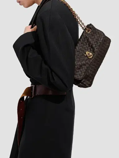 Bottega Veneta Women's Madison Leather Chain Shoulder Bag | Thumbnail 2 Bottega Veneta Women's Madison Leather Chain Shoulder Bag | Thumbnail 2