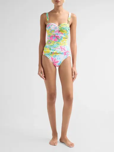 Lilly Pulitzer Women's Solaria Lovely Lilly Print One-Piece Swimsuit | Thumbnail 2 Lilly Pulitzer Women's Solaria Lovely Lilly Print One-Piece Swimsuit | Thumbnail 2