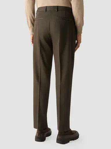 Zegna Men's Cotton and Wool Pants | Thumbnail 5 Zegna Men's Cotton and Wool Pants | Thumbnail 5