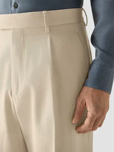 Zegna Men's Cotton and Wool Pants | Thumbnail 6 Zegna Men's Cotton and Wool Pants | Thumbnail 6