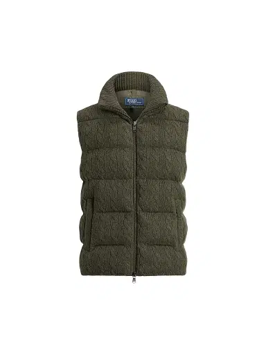 Polo Ralph Lauren Men's Wool-Cashmere Puffer Vest | Thumbnail 1 Polo Ralph Lauren Men's Wool-Cashmere Puffer Vest | Thumbnail 1