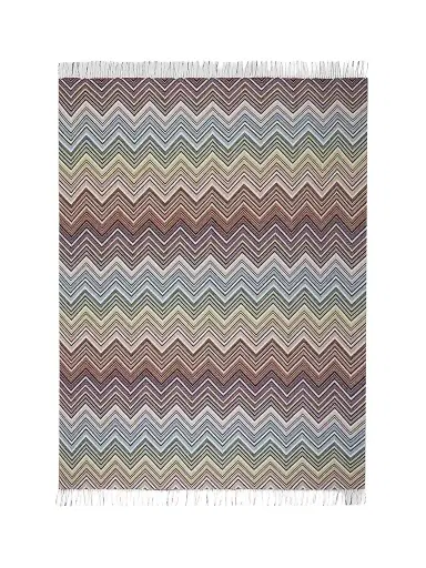 Missoni Perseo Chevron-Striped Wool & Cashmere Throw Blanket | Thumbnail 1 Missoni Perseo Chevron-Striped Wool & Cashmere Throw Blanket | Thumbnail 1
