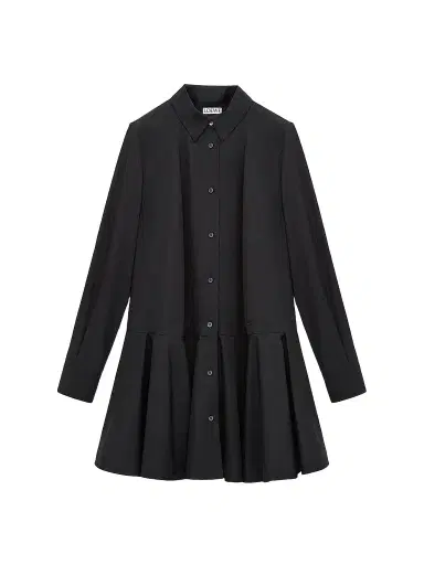 Loewe Women's Cotton Drop-Waist Midi-Shirtdress | Thumbnail 1 Loewe Women's Cotton Drop-Waist Midi-Shirtdress | Thumbnail 1