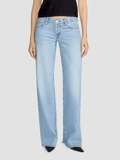 Frame Women's The Gray Straight-Leg Jeans | Thumbnail 4 Frame Women's The Gray Straight-Leg Jeans | Thumbnail 4