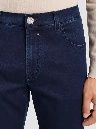 Stefano Ricci Men's Cotton Blend Tapered Jeans | Thumbnail 6 Stefano Ricci Men's Cotton Blend Tapered Jeans | Thumbnail 6