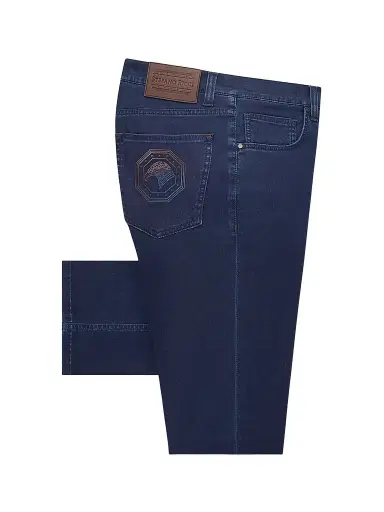 Stefano Ricci Men's Cotton Blend Tapered Jeans | Thumbnail 1 Stefano Ricci Men's Cotton Blend Tapered Jeans | Thumbnail 1