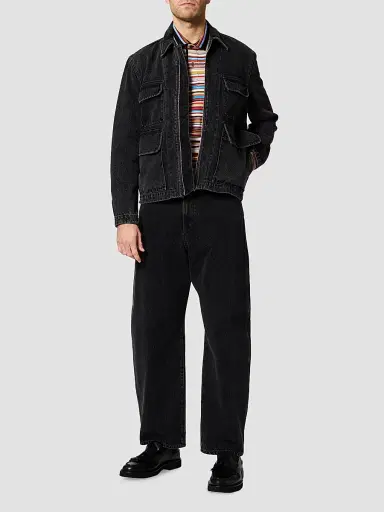 Paul Smith Men's Front-Zip Jean Jacket | Thumbnail 2 Paul Smith Men's Front-Zip Jean Jacket | Thumbnail 2